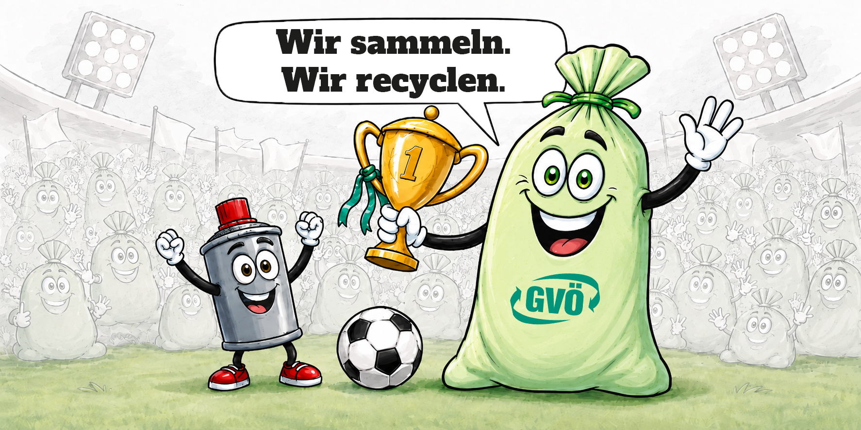 Wir sammeln Wir recyclen GVÖ