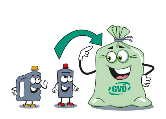 Unnötige Kosten durch falsche Entsorgung - zum Beispiel von leeren Ölgebinden